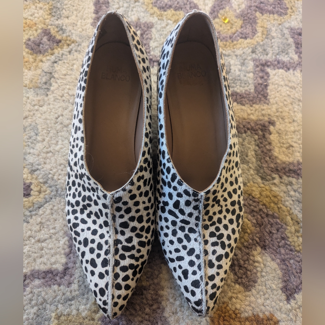 Huma Blanco Cheetah Print Booties